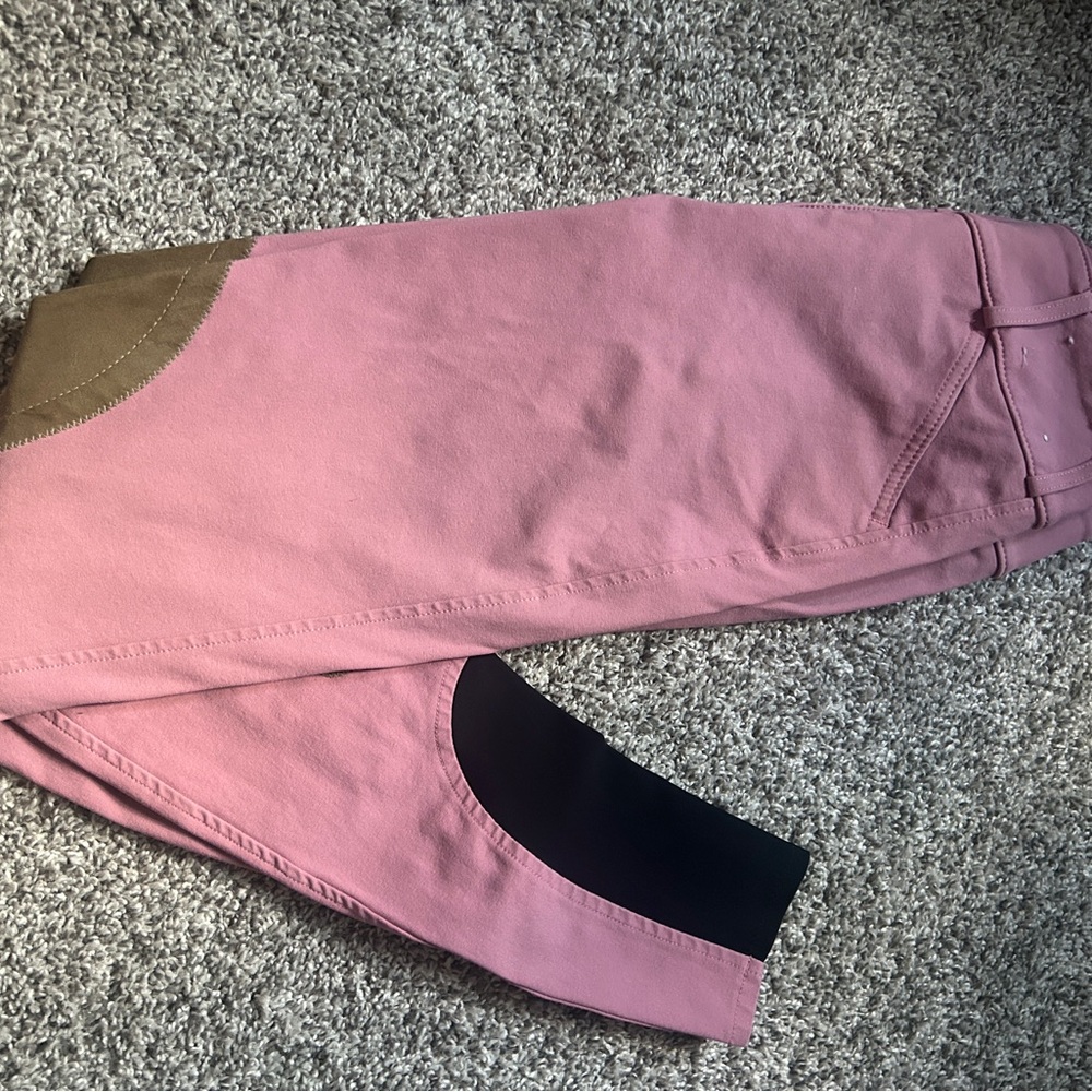 The Tailored Sportsman Pink and Brown Breeches
